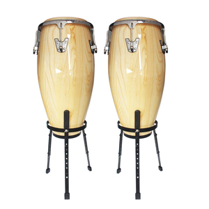 Tambour latin Konka Cana Percussion Une paire Tumbadora Jembe Bongos africains Canga Tambourin Tumbadoras Tambours - Product Image 1