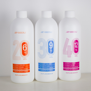 Crème oxydante de couleur de teinture pour cheveux naturels de marque privée professionnelle Crème sans oxygène et ammoniac Peroxyde Développeur de cheveux de salon - Product Image 6