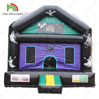 Château gonflable d'Halloween Maison hantée extérieure Commerciale Horrible Gargoyle Château gonflable Accessoires Location d'Halloween