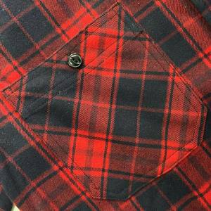 하이 퀄리티 캐주얼 플란넬 체크 셔츠 도매 저렴한 가격과 하이 퀄리티 캐주얼 격자 무늬 셔츠 남성용 - Product Image 4