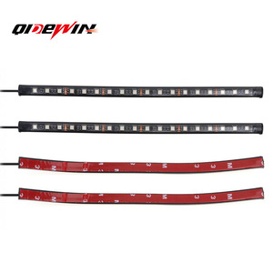QIDEWIN <b>LED</b> Ambient <b>Light</b> 5050RGB 18SMD 4pcs Car Footwell <b>Light</b> <b>With</b> <b>Remote</b> Control Decorative Interior Lighting - Product Image 3