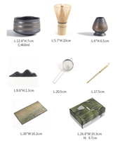 Vente en gros coffret cadeau Matcha emballage ensemble fouet matcha et thé matcha