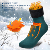 Chaussettes chauds en velours, chaussettes de neige, Tube épais, collection hiver automne 2019