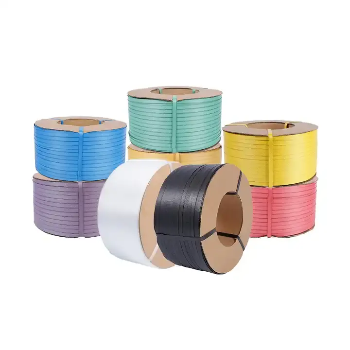 PET Strap Roll Price Plastic Tape High Quality Smooth Black Green Transparent Plastic Packing Belt