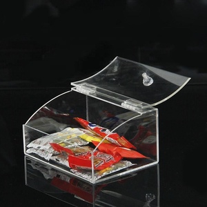 Estante de exhibición de plexiglás, caja de almacenamiento de alimentos, acrílico transparente, duradero y delicado, regalo personalizado - Product Image 6