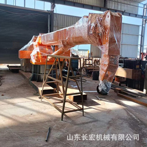 Floating <b>Crane</b> Hydraulic Deck <b>Crane</b> For Marine Use 10t Capacity With Pump Core Component - Product Image 4