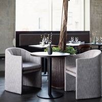 Chaise de loisirs et de salle à manger de style villa de luxe italienne, mobilier d'ingénierie hôtelière pour chambre modèle de club