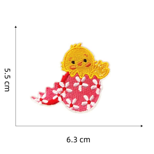 Parche Bordado de Conejo de Dibujos Animados con Zanahoria y Huevo, Parche Bordado de Feliz Pascua, Personalizado con Tu Diseño, Envío Global - Product Image 4