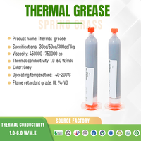 Pâte thermique isolante haute température 3.0W/mk pour processeur d'ordinateur, carte mère, LED, dissipation de chaleur