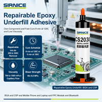 Adhesivo Epoxi de Baja Viscosidad SIRNICE CS2030 para Empaquetado de Chips CSP BGA PCB IC, 30ml 50ml 250ml