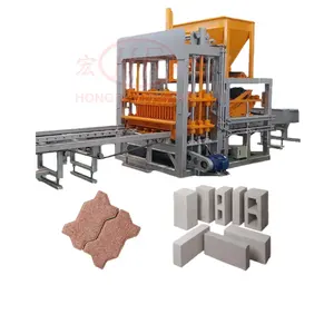 Beton kilitleme CHB blok kalıplama makinesi çimento otomatik renk kaplama tuğla yapma makineleri güney afrika'da satılık