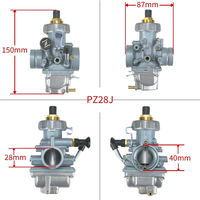 Carburateur de haute qualité 28 mm compatible Yamaha YFS200 Blaster 200 ATV Quad 1988-2006, remplacement OEM du carburateur