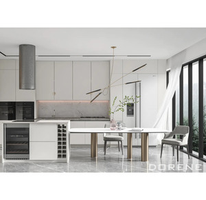 Dorene-muebles de cocina abiertos de grano de madera, diseño personalizado moderno, <span class=keywords><strong>Simple</strong></span>, laca, Interior, 2023 - Product Image 5