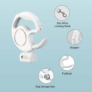 Dog <b>Leads</b> Rope Smart Dog Leash Hands Free Anti-shock Walking Led Light <b>Retractable</b> Pet Leash - Product Image 3