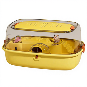 Altın Hamsterler İçin Akrilik Saklanma Alanlı Büyük Plastik <span class=keywords><strong>Hamster</strong></span> Kafesi - Her Mevsim Zhejiang Menşeli - Product Image 1