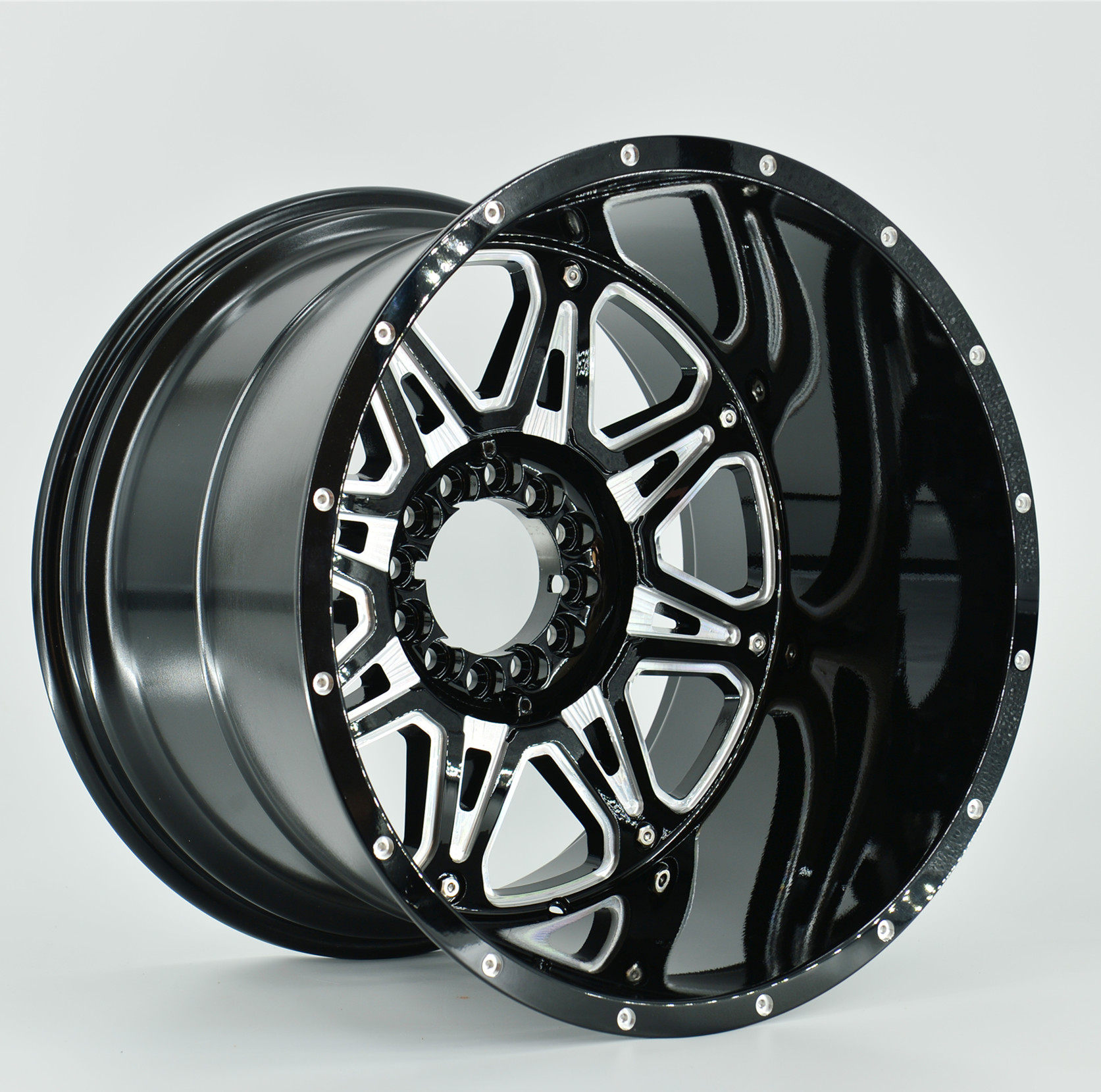 ONYX MONSTER用ディープディッシュオフロード4X4アルミホイールリム 20