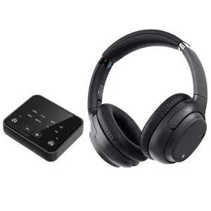 Headphone nirkabel BT 2023 penundaan rendah populer 5.1 Headphone untuk menonton TV dengan pemancar Bluetooth 5.3 mendukung dua headset