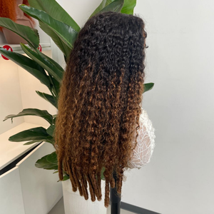 <span class=keywords><strong>Perruque</strong></span> en cheveux humains bouclés birmanes 7x5 avec dentelle frontale, perruques vierges à cuticules alignées T1B/4, perruques sans colle en cheveux humains avec dentelle frontale - Product Image 1