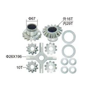 Kit de engranajes de araña diferencial, hino FF/3T/FG, piezas de engranaje cónico para Camión hino