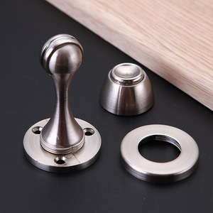Butée de porte en alliage de zinc à fixation au sol, design moderne et durable pour chambre à coucher - Product Image 4