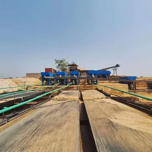 Nigéria Traitement de l'étain Cassitérite Minerai Usine de traitement de coltan Machines minières Coltan Ligne complète Spirale pour l'extraction de l'étain