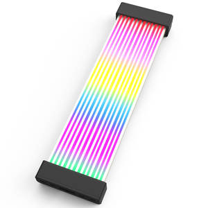 สายเมนบอร์ด Qingsea ARGB ขายดี 3*8PIN 24Pin สายไฟซิลิโคน USB 3.0 ชุดสายต่อแบบมีปลอกหุ้ม สำหรับฮาร์ดดิสก์ <span class=keywords><strong>2</strong></span>.5 นิ้ว - Product Image 2