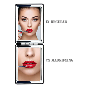 Espejo <span class=keywords><strong>de</strong></span> Maquillaje Compacto y Delgado CF Delicate, Espejo <span class=keywords><strong>de</strong></span> Bolsillo Plegable <span class=keywords><strong>de</strong></span> Doble Cara para <span class=keywords><strong>Viajes</strong></span>, para Chicas, Mujeres y Hombres - Product Image 2