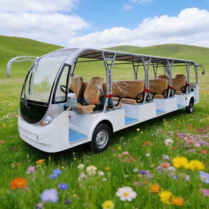 Nuevo Autobús Turístico Eléctrico de 23 Asientos, de Doble Cabina, para Parques y Atracciones Turísticas, Operado con Batería Eléctrica, en Venta - Product Image 3