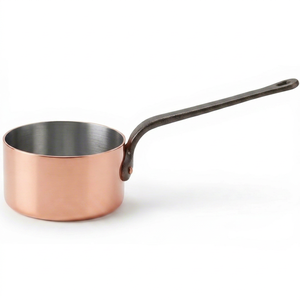 Rose Gold Polished <b>Copper</b> <b>Utensil</b> With Stainless Steel Interior And Handle Minimalist Design For Kitchen Use And Hotel Use - Product Image 1