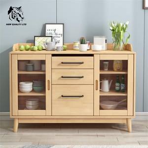 Mueble aparador de madera para comedor, estilo rústico, nuevo, a la moda, fabricado en fábrica, buen precio, personalizable, en stock, listo para enviar. - Product Image 3