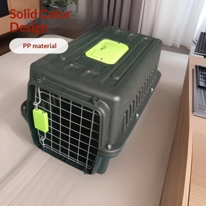 Sac de <span class=keywords><strong>transport</strong></span> pour animaux de compagnie, cage pour <span class=keywords><strong>chat</strong></span> et chien, portable, <span class=keywords><strong>transport</strong></span> d'animaux de compagnie, matériau PP, résistant à la compression, ventilé, valise à roulettes pour <span class=keywords><strong>avion</strong></span> - Product Image 3