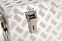 Boîte de transport et de stockage robuste en aluminium ondulé ultra-résistant de 3 mm, entièrement soudée, étanche, disponible en ODM/OEM
