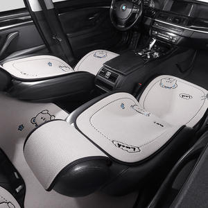 Cuscino Universale Moderno per Sedile Posteriore Auto in Lino con Disegni Cartoon, Set Completo con Protezione per Tre Persone, Decorazione Interna - Product Image 6