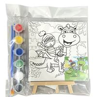 Peinture acrylique décorative 15x15 cm pour enfants, kits d'art créatifs à colorier, peinture à la main, vente en gros du fabricant