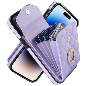 Poignet Longe Fil À Coudre Portefeuille Anneau Titulaire TPU PU Cuir Couverture de Téléphone Cas Pour <span class=keywords><strong>Iphone</strong></span> 7 8 X Xr Xs 11 12 13 14 15 16 Pro Max - Product Image 2