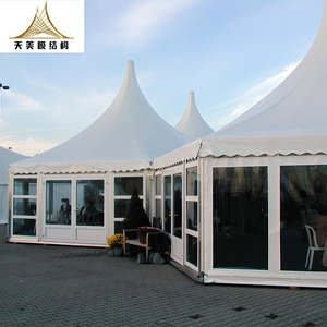 Hoge Kwaliteit Outdoor Pvc 3X3M 4X4M 5X5M 6X6M Feest Evenement Bruiloft Pagode Tenten Met Aluminium Frame - Product Image 2