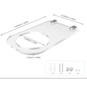 Présentoir mural en acrylique pour football, support de balle, étagère transparente <span class=keywords><strong>invisible</strong></span>, assemblage facile et écologique - Product Image 1