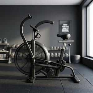 Bicicleta de Resistencia al Viento con Marco Curvo de Acero Grueso, Máquina de Entrenamiento Cardiovascular para Quemar Grasa, Ideal para Apartamentos y Gimnasios Pequeños - Product Image 3