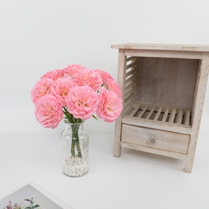 Decoración de la boda del hogar Clavel de flores artificiales para paisajismo - Product Image 3