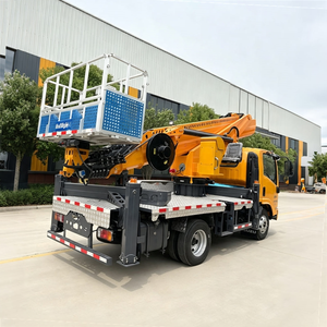 4x2 Aerial Work Truck 34m High-altitude Operation Trucks Manual Diesel Straight Arm Aerial Truck - Product Image 3