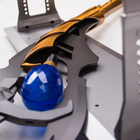Avengers 4 Loki Staff Cosplay Arme Prop Modèle 1:1 Infinity Soul Gem Container Full Metal Gravé pour les Décorations de Noël