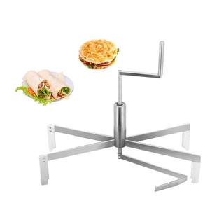 Xeoleo רוטרי מוט ידית קרפ יצרנית פנקייק כלי מפזר נירוסטה ללא מקל קרש חשמלי מכונת ידני - Product Image 3