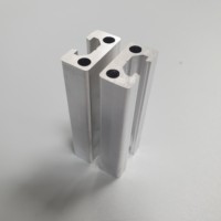 Profilé d'extrusion en aluminium industriel à fente en T 1020, norme européenne, alliage 6063, finition anodisée, rail de soudage, décorations