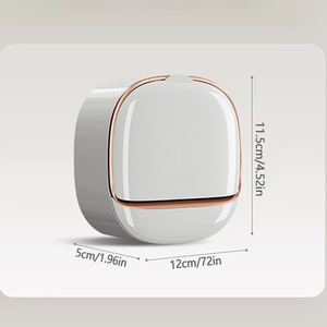 <span class=keywords><strong>Porte</strong></span>-<span class=keywords><strong>savon</strong></span> mural avec couvercle, sans perçage, étanche, avec drainage, pour salle de bain, boîte murale en plastique - Product Image 2