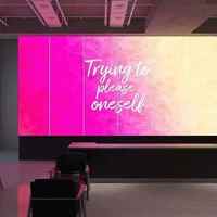 Panneau publicitaire lumineux LED durable avec impression sur film PVC rétroéclairé