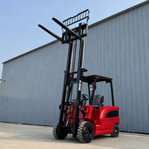 中国新型液压堆叠车小型叉车托盘堆叠机1.5吨2吨电动叉车 - Product Image 1