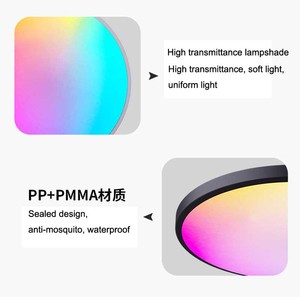 Đèn Trần Thông Minh Đầy Màu Sắc R/G/B/C/W Được Điều Khiển Bởi <span class=keywords><strong>WIFI</strong></span>/Từ Xa/Giọng Nói Được Cung Cấp Bởi Tuya Hỗ Trợ Alexa/Google Assistant - Product Image 5