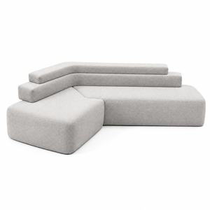 Sofá Seccional de 4 Plazas JM Luxury Fabric, 3000x1360x700mm |   Uso en Sala de Estar |   Gama Alta |   Personalizable por OEM - Product Image 1