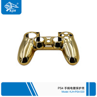 Coque de protection ABS étanche antidérapante couleur argent pour manettes P4, boîtier rigide pour manette de jeu