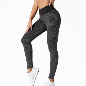 Lulu Inspiration donna pantaloncini da Yoga a vita alta Leggings sportivi senza cuciture arricciato collant elasticizzati con coulisse Spandex - Product Image 3